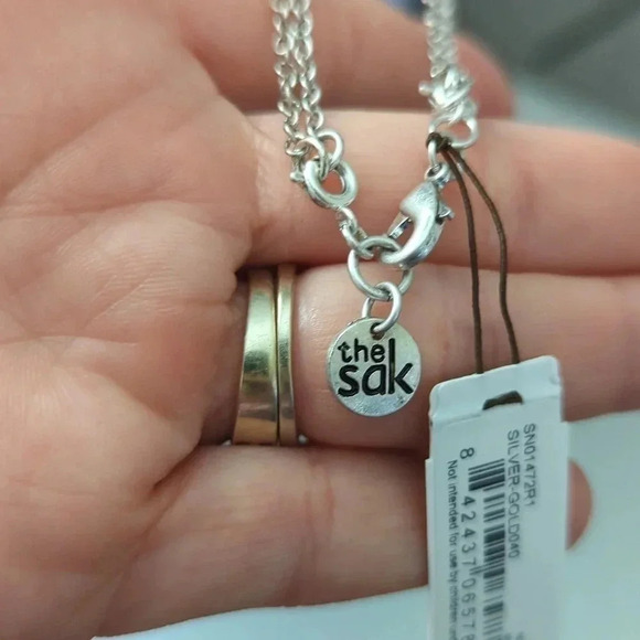 THE Sak women's silver and gold necklace - Picture 8 of 8